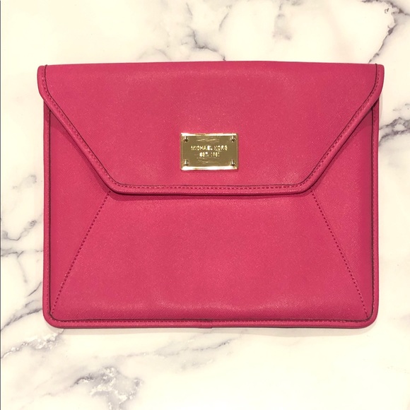 Michael Kors envelope iPad/tablet leather case - Picture 1 of 2